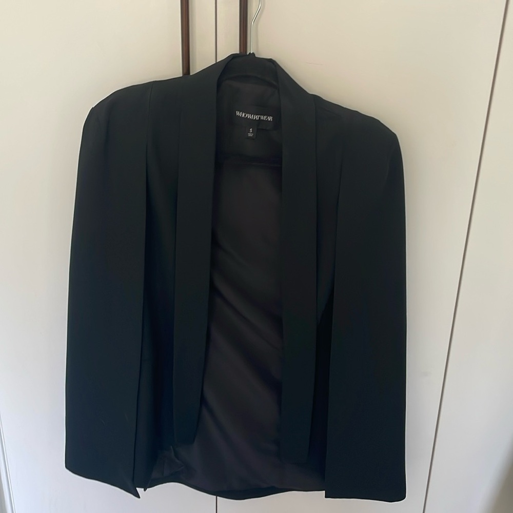 WhoWhatWear cape Jacket
